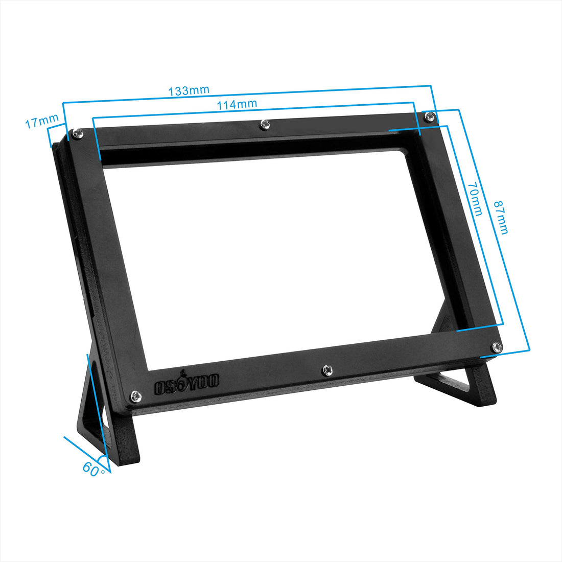 OSOYOO Protective Case Stand Holder for Raspberry Pi 4 3 3B+ 2 5 Inch DSI Touch Screen LCD Display