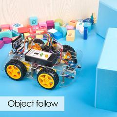 Kit d'apprentissage Robot Car V2.1 remis à neuf en boîte ouverte pour Arduino avec batterie 