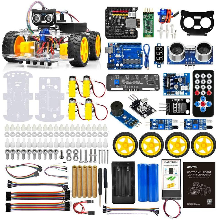 Open Box Refurbished Robot Car V2.1 Lernkit für Arduino mit Batterie 